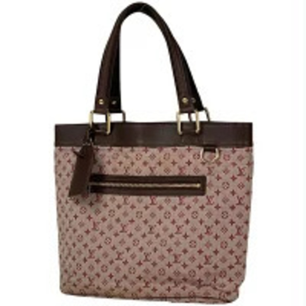 Louis Vuitton Lucille Handbag Tote Bag Monogram Cerise Red Pink